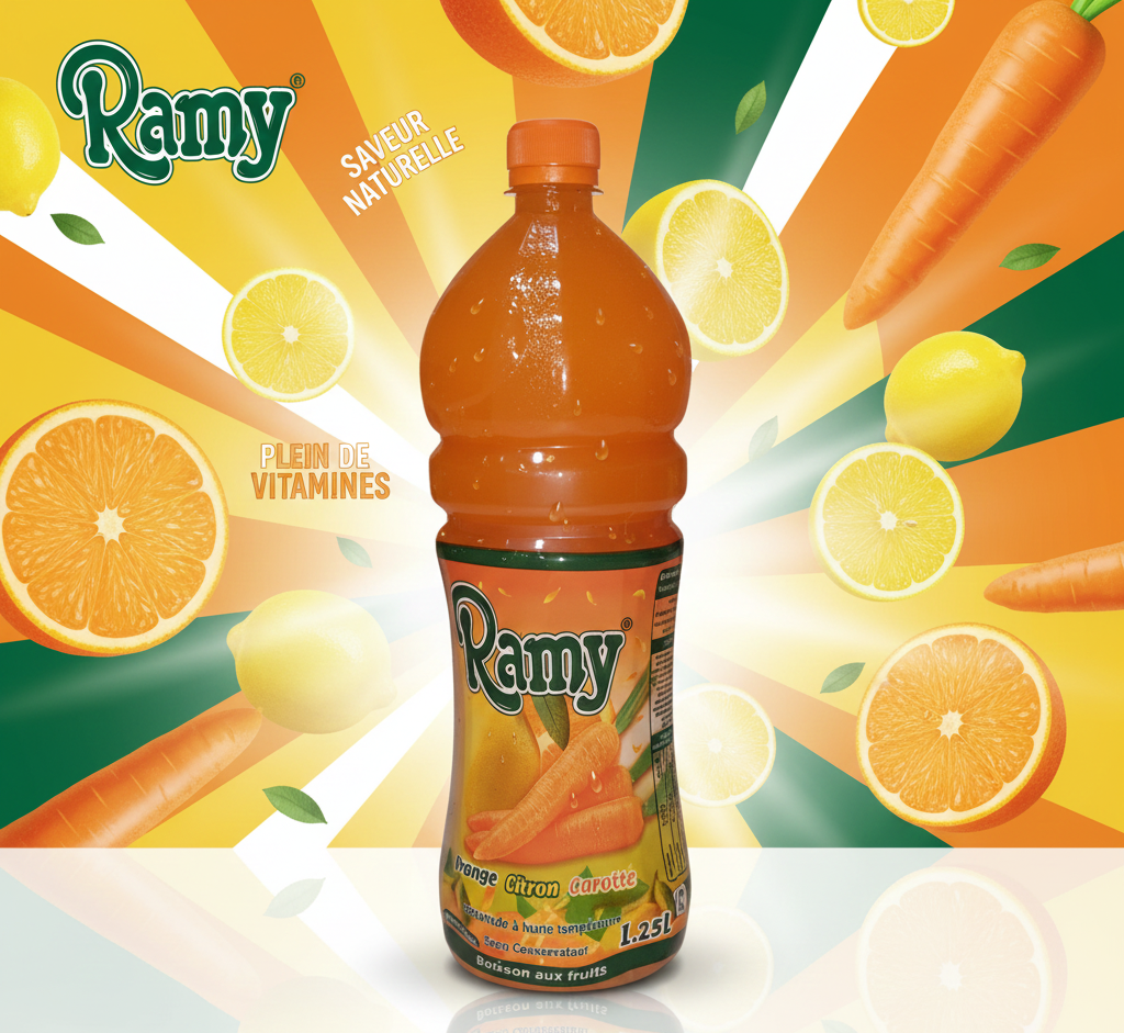 Jus Ramy ( Orangen, Zitronen und Karotten)