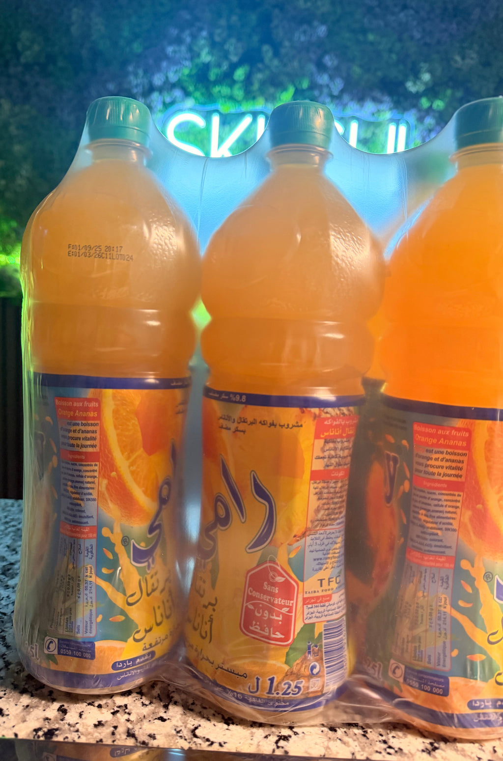 Jus Ramy ( Orangen und Ananas)