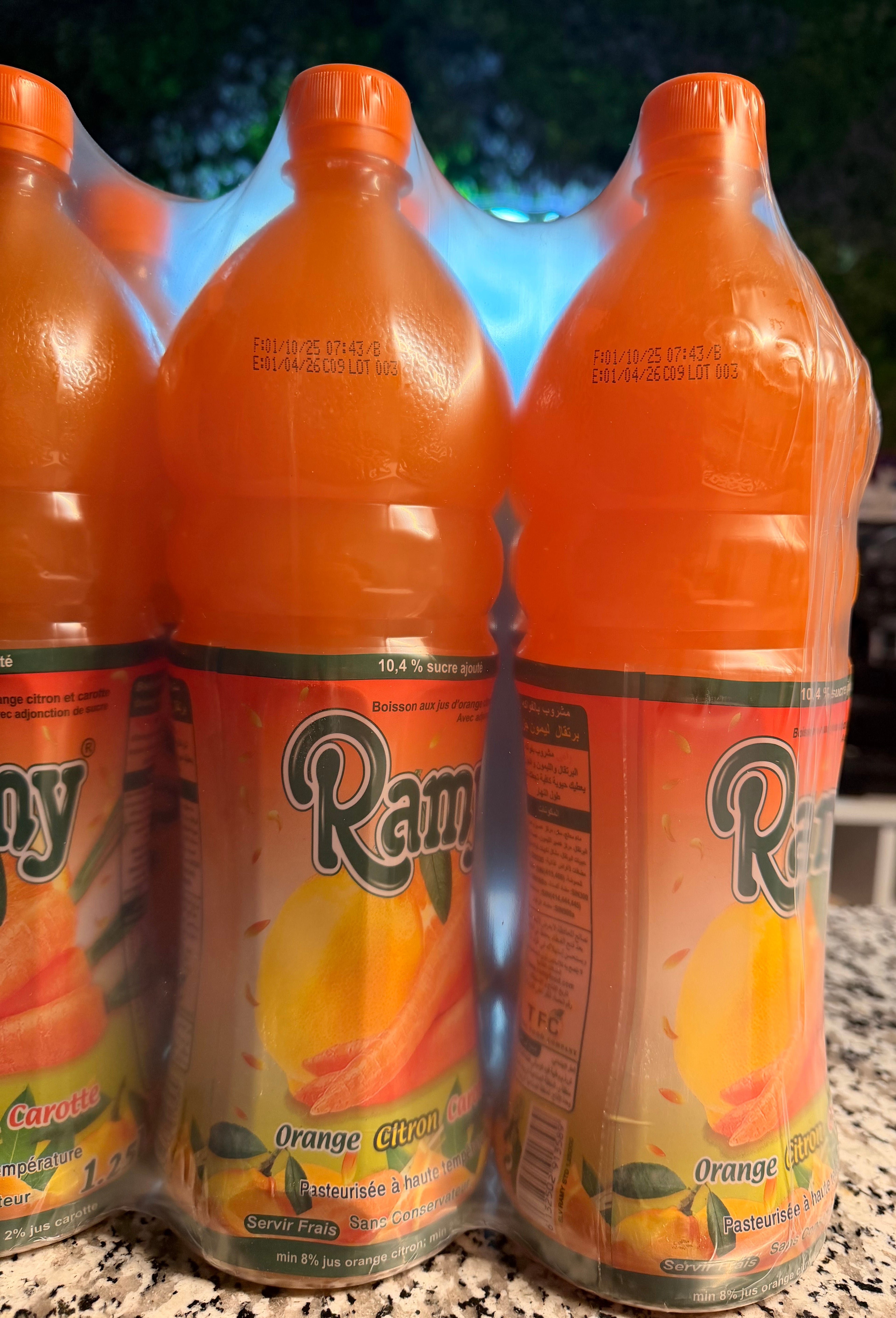 Jus Ramy ( Orangen, Zitronen und Karotten)