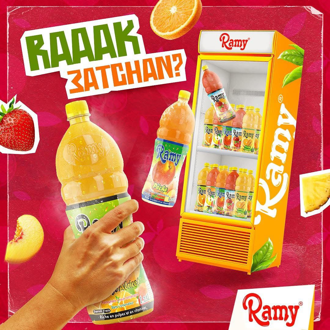 Jus Ramy ( Orangen und Pfirsich )